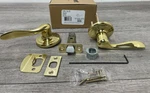 Kwikset 720TNL-3V1 Tustin Door Leverset Signature Series Polished Brass *read*. Fixed Price $9.99.