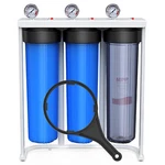 3STAGE High Capacity Big Blue Spin Down Sediment Whole House Water Filter System. Fixed Price $279.99.