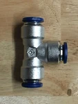 New Aignep 88230-08 1/2" Union Tee Metal Push Connect Fitting Pneumatic. Fixed Price $9.95.