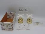 Delta Porcelain Cross Handle Kit Model H67PB Neostyle Hot & Cold No Box. Fixed Price $64.99.