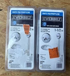 2PK Everbilt Trip Lever 1-1/2 In. Poly Pipe Bath Waste And Overflow Drain Chrome. Fixed Price $29.99.