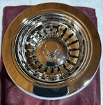 Rohl 3- 1/2" Basket Strainer Without Remote Pop-up Polished Nickel 735PN. Fixed Price $56.99.