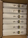 Avery Mini View Economy 3 Ring Binder, 12 White Binders 05806 New. Fixed Price $80.00.