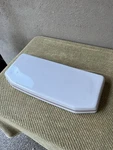 American Standard 4078 Silver Toilet Tank Lid With Maroon Stripe! 735007 4J. Fixed Price $56.90.