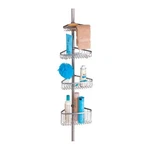 Idesign Steel 4-SHELF Extendable Tension Shower Caddy, The York Collection 8". Fixed Price $31.00.