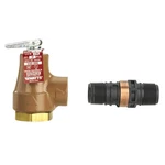 Watts 374A 3/4 In. Brass Boiler Pressure Relief Valve, 30 Psi, W/ Flood Sensor. Fixed Price $34.95.