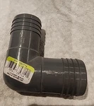 Genova 1-1/4 Poly Insert 90 Elbow, 350714, Usa Made. Fixed Price $7.80.