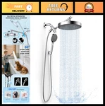 10" High Pressure Rain Shower & Handheld Spray Combo, Dual Heads, 80" Hose. Fixed Price $68.39.