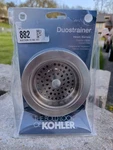 Kohler K-R8799-C-VS Duostrainer 4-1/2 In. Sink Vibrant Stainless. Fixed Price $40.95.