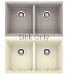 Blanco Precis 29- " Equal Double Bowl Undermount Kitchen Sink, Biscuit Or Grey. Fixed Price $450.00.