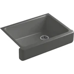 Kohler 6486-58 Whitehaven 29-1/2" Farm Sink, Single Bowl, Thunder Grey. Fixed Price $926.81.