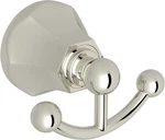 Rohl Palladian Wall Mount Double Robe Hook Polished Nickel A6881PN. Fixed Price $132.00.
