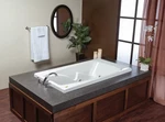 Jacuzzi Whirlpool Bath Tub 60 X Lh Drain Cetra 536 Oyster. Fixed Price $875.00.