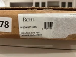 Shaws Shaker 29-3/4" X 15" Basin Rack, Stainless Steel WSGMS3318SS. Fixed Price $38.00.