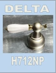 Genuine Delta H712NP Large Lever Handle Brilliance Pearl Nickel. Fixed Price $20.00.