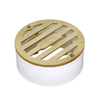 3 Inch Brass Grate For Drainage Blocks Leaves And Debris Ada Compliant. Fixed Price $12.69.