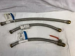 Sharkbite 3/4" Push-to-connect X In. Fip 24" & 18" Braided Stainless Steel. Fixed Price $39.99.