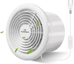 6 Inch Quiet Bathroom Exhaust Fan 110 Cfm, Wall Mount Vent With Plug For Kit. Fixed Price $62.55.
