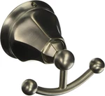 Rohl Palladian Wall Mount Double Robe Hook Satin Nickel A6881STN. Fixed Price $174.60.