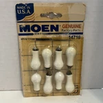 Moen Faucet Handle Replacement Cross Insert Glacier White Genuine Part #14718. Fixed Price $38.50.