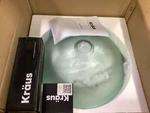 Kraus GV-101FR-14 14" Frosted Glass Vessel Bathroom Sink. Fixed Price $74.95.