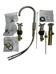 Dornbracht 20713892-060010 Tara Three Hole Lavatory Mixer, Platinum Matte. Fixed Price $1209.99.
