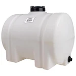 Norwesco 35 Gallon Horizontal Tank W/ Legs, White Utility Poly Liquid Container. Fixed Price $189.19.