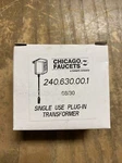 Chicago Faucet 240.630.00.1 Transformer, Plug-in, Single Use Hytronic 1J3751. Fixed Price $29.99.