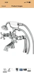 Kingston Brass KS268C Clawfoot Tub Faucet With Hand , Polished Chrome. Fixed Price $135.00.