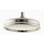 Kohler K-13692-G-SN Traditional 8" 1.75 Gpm Rain Shower Head, Polished Nickel. Fixed Price $350.00.