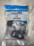 Apollo Pex Crimp Ring, Inch, 3/4" 0.75" Pack APXCR3425PK. Fixed Price $10.95.