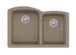 Franke ELG160OYS Ellipse Granite Undermount Double Bowl Kitchen Sink, Oyster. Fixed Price $413.49.