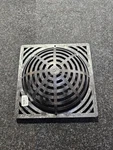 Nds Square Plastic Grate Atrium Black Dome 1290 11-3/4" X 1-1/8 4-1/2". Fixed Price $35.99.