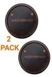 Westbrass Deep Soak Round Replace 2-HOLE Bathtub Overflow Cover Antique Bronze. Fixed Price $21.99.