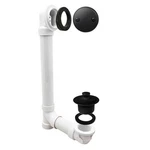 Westbrass Designer Waste & Overflow Tub Drain Pvc SCH40 D4942-62 Matte Black. Fixed Price $21.99.