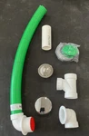 Watco Bath Waste Tubing Polished Chrome FLEX924-PP-PVC-CP H2. Fixed Price $21.25.