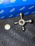Grohe Geneva 19207AV0 Cross Handle Satin Nickel. Fixed Price $110.00.