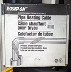 Wrap-on 31100 Pipe Heating Cable Ft New Open Box 120V 200 Watts. Fixed Price $79.99.