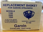 Garvin R-100 Replacement Basket. Fixed Price $5.00.