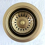 Ruvati Kitchen Sink Strainer Satin Brass/matte Gold Stainless Drain Assembly. Fixed Price $29.99.