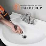 Drain Snake Auger 36" Power Drill Attachment Hair Clog Remover Bathroom Sink. Fixed Price $24.80.