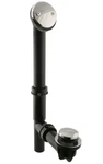 Westbrass 593144-05 Black 1-1/2 Tubular Tiptoe Bath Wastedrain Kit Polish Nickel. Fixed Price $22.49.