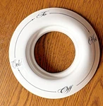 Kohler Antique White Ceramic Shower Faucet Dial Plate Only. Fixed Price $149.50.