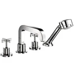 Hansgrohe 39453001 Citterio Cross 2-HANDLE Deck-mount Roman Tub Faucet Trim Kit. Fixed Price $777.77.