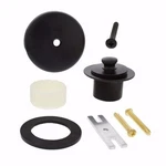 Jones Stephens B51040 One-hole Friction Lift Tub Drain Trim Kit, Black. Fixed Price $49.64.