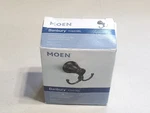 Moen Banbury Double Robe Hook - Matte Black Y2603BL. Fixed Price $19.96.