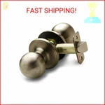 Copper Creek BK2020AB Ball Door Knob, Passage Function, 1 Pack, In Antique Brass. Fixed Price $20.89.
