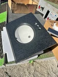 Pegasus White Bowl 4 Granite Bathroom Vanity Top 25X19 Faucet Spread Black. Fixed Price $275.00.