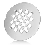 Silver Shower Drain Cover Round Replace For 42097 101 Ps 4-1/4", Pack. Fixed Price $12.20.