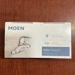 New Moen WS84503 Adler Centerset 1-HANDLE Bathroom Faucet Polished Chrome B301. Fixed Price $33.96.